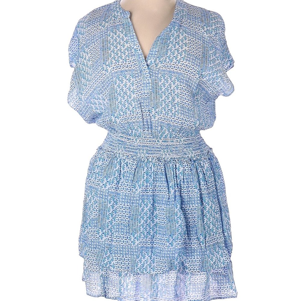 NEW Vineyard Vines Patchwork Smock Waist Dress